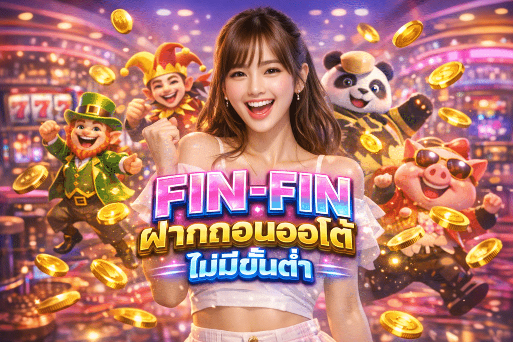 FIN-FIN ฝากถอนออโต้ ไม่มีขั้นต่ำ